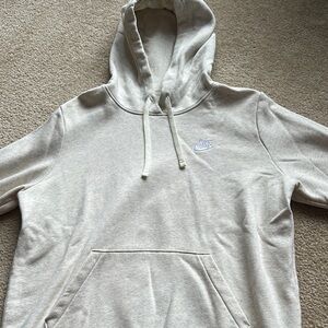 Nike Men's Cream Hoodie